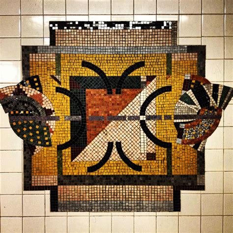 Subway Mosaic Art. | Nyc subway art, Mosaic art, Subway art