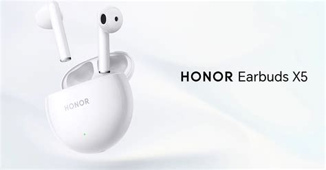 HONOR Earbuds X5: Pure Sound Quality - HONOR Global