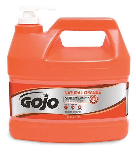 GOJO Citrus, Liquid, Hand Soap, 1 gal., Pump Bottle, None - 12V409|0955 ...