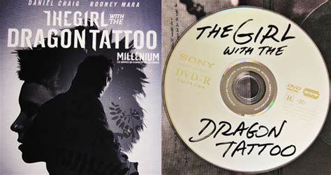 DVD “The Girl with the Dragon Tattoo” con diseño "pirata"