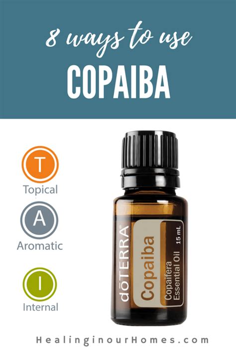 How to use Copaiba essential oil | Healing in our Homes - Healing in ...