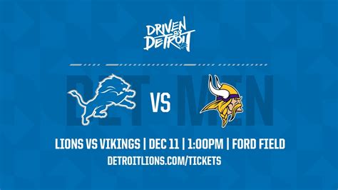 Lions vs Vikings: Week 14 Game Trailer