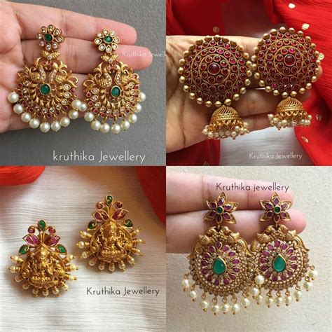 Imitation Earrings Collection - South India Jewels