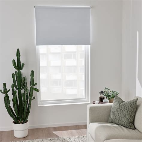 FÖNSTERBLAD black-out roller blind, white, 30x61" - IKEA