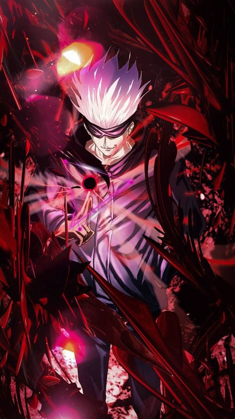 Jujutsu Kaisen Satoru Gojo Attack 4K Vertical Wallpaper | Hd anime ...