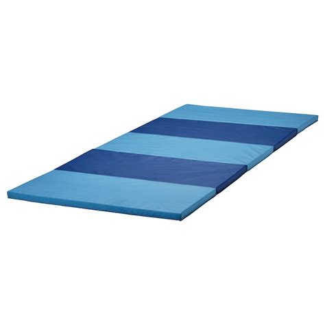 PLUFSIG folding gym mat, blue, 303/4x727/8" - IKEA