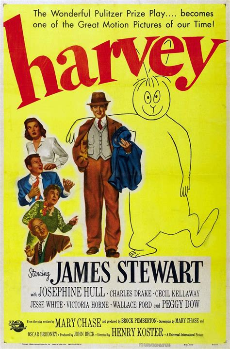 Harvey (1950) http://www.imdb.com/title/tt0042546/ | Harvey movie, Movie posters vintage ...