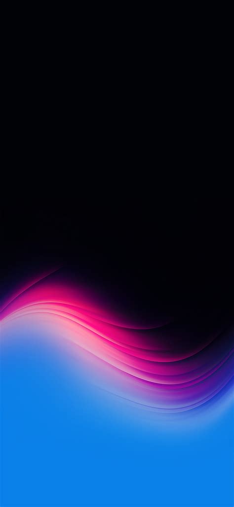 True black with colorful gradients wallpapers