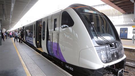 First public journey on the new Elizabeth line train | London - ITV News