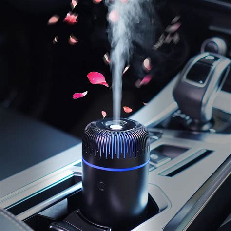 Car Diffuser Humidifier Aromatherapy Essential Oil Diffuser USB Cool Mist Mini Portable Diffuser ...