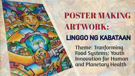 Poster Making Artwork Linggo Ng Kabataan Artisticalee Youtube | The ...