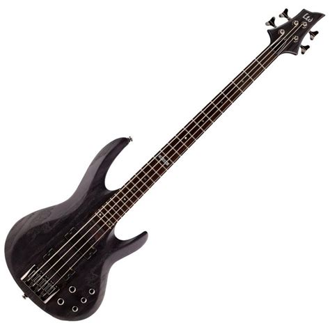 DISC ESP LTD B334 Active Series Bass Guitar, Stain Black at Gear4music