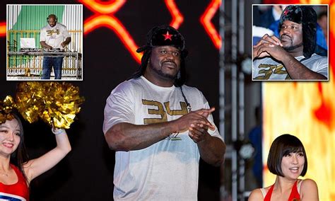 Shaquille O'Neal DJ's at bizarre launch of NBA All-Star 2 game in China | Daily Mail Online