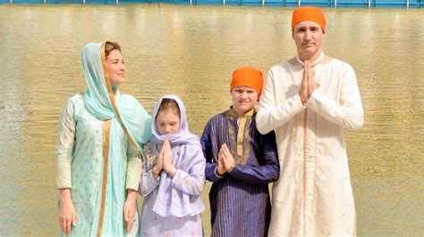 Trudeau family criticized for overdoing it on their traditional Indian ...