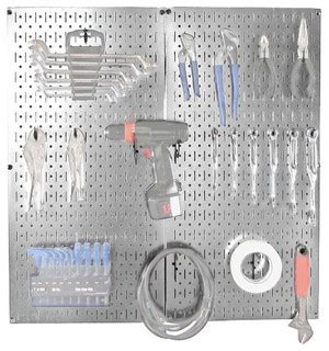 Metal Pegboard Organizer Starter Kit - Traditional - Storage And Organization - by The Home Depot