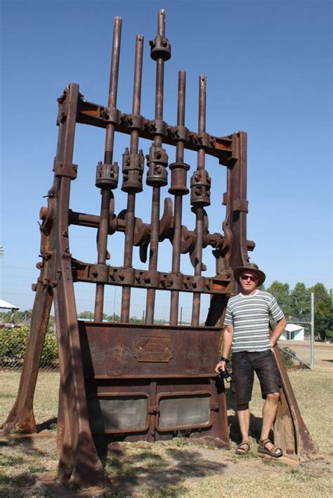 Old gold mining equipment in Croydon. | Photo