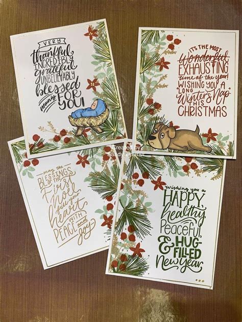 Pin by Barbara Newton on Cards = :) in 2023 | Sample christmas cards ...