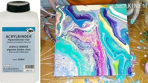 Fluid Art: Acrylic binder. The forgotten pouring medium? Acrylic paint ...