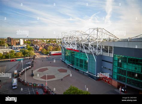 Manchester United FC stadium Old Trafford Stock Photo - Alamy