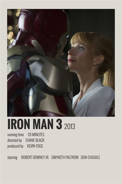 Iron Man 3 polaroid poster | Movie poster wall, Marvel movie posters, Avengers movie posters