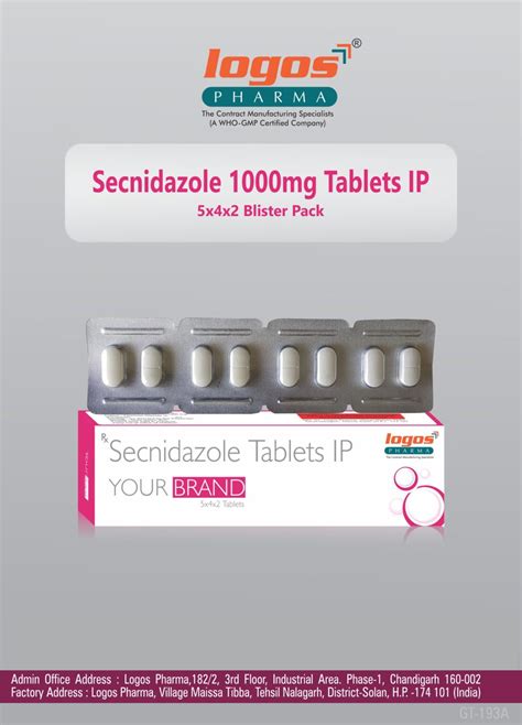 Secnidazole 1gm Tablet – Logos Pharma