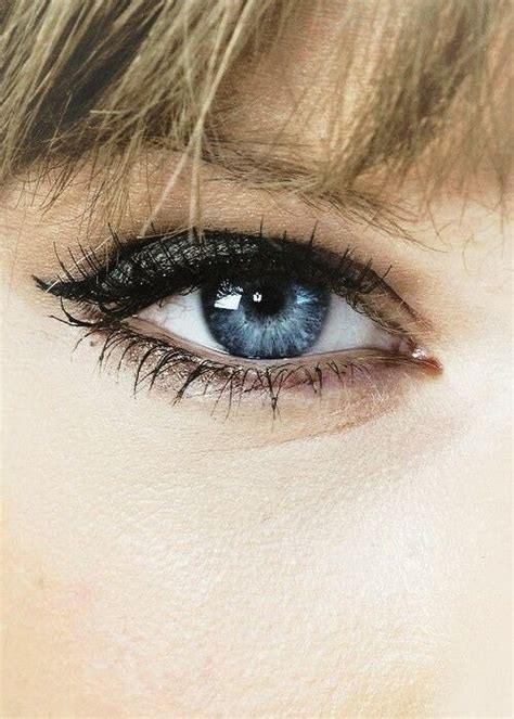 A scientist said that Taylor's eye's are rare because they are electric blue with a tint of ...