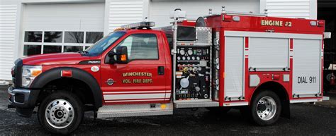 Winchester Volunteer Fire Dept. Engine 2 Ford F-550 | Fire trucks, Fire service, Fire truck light