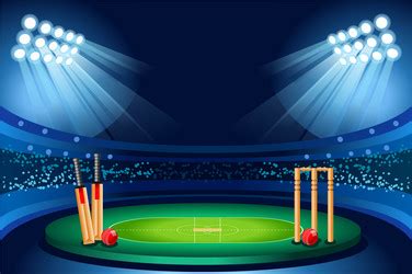 Cricket scoreboard background Royalty Free Vector Image