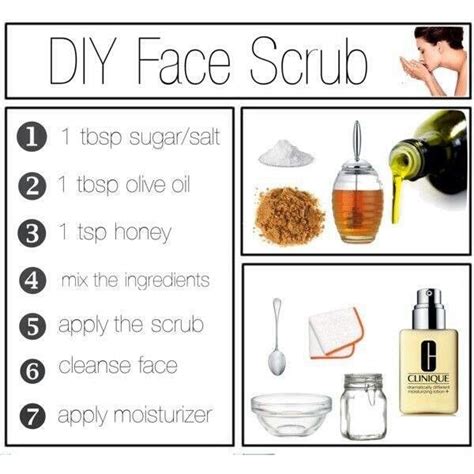 Homemade face scrub | Make up+beauty & hair! | Pinterest