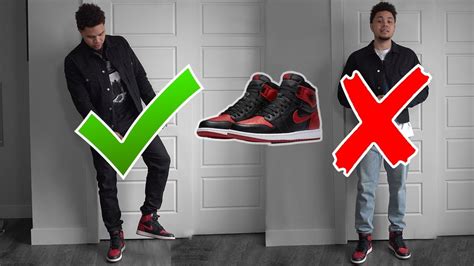 5 Outfit Ideas For Air Jordan 1 Bred! Fashion Nova Men - YouTube