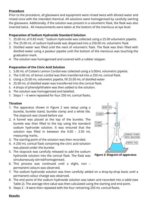 Volumetric Analysis | Chemistry - Year 12 SACE | Thinkswap