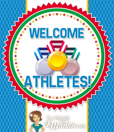 11 Olympic Event Signs to Print {FREE!} – Tip Junkie