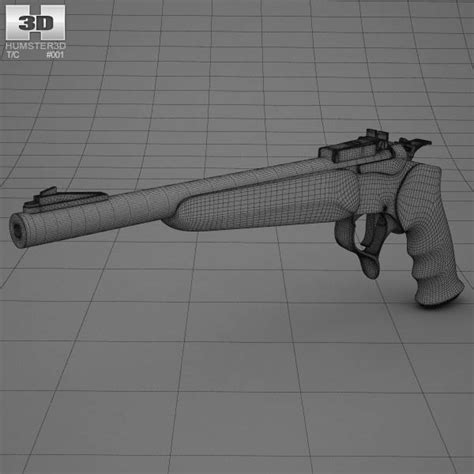 Thompson Contender G2 3D model - Weapon on Hum3D