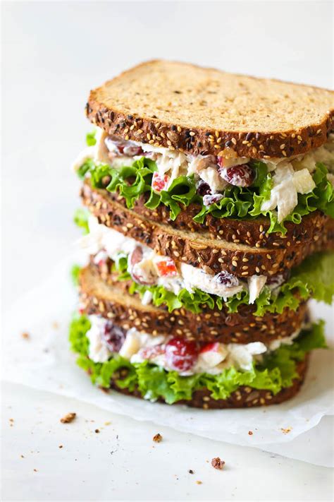 Greek Yogurt Chicken Salad Sandwich - Damn Delicious