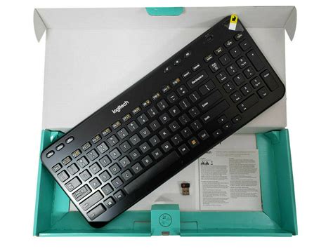 Logitech K360 Advanced Wireless Compact Keyboard USB Unifying 920-004088 Black - Keyboards & Keypads