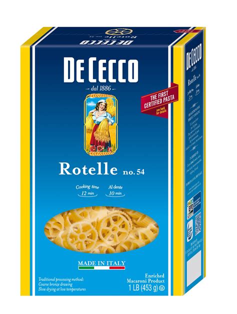 De Cecco Rotelle No.54 Pasta, 16 oz - Walmart.com