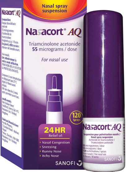 Nasacort AQ for nasal congestion and allergy relief