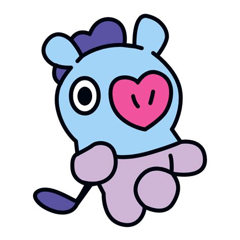 BTS BT21 Mang J-Hope | Cute drawings, Mang, Cute stickers