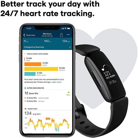 Fitbit Inspire 2 Hr Heart Rate & Fitness Tracker - HalifaxTrails