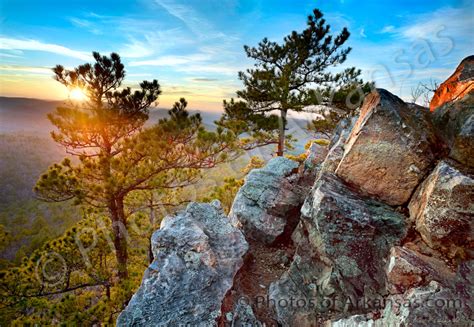 02/14/16 Featured Arkansas Landscape Photography–Sunset from the summit ...