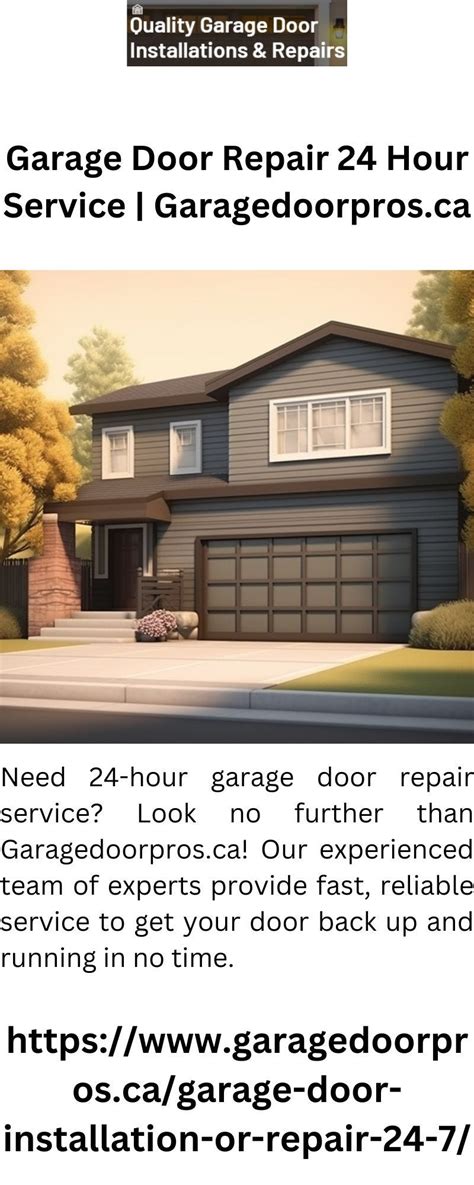 Garage Door Repair 24 Hour Service | Garagedoorpros.ca - Garagedoorp ...