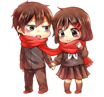 chibi anime couple | Chibi dibujos, Dibujos kawaii, Chibi