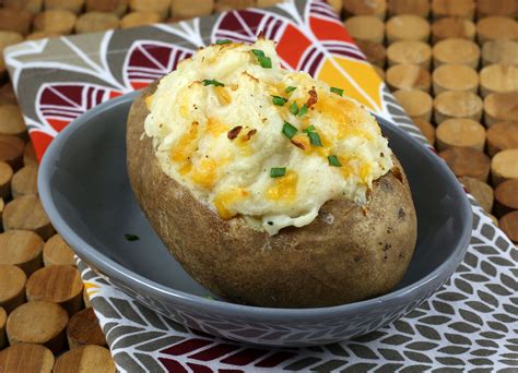 Twice-Baked Potatoes With Cream Cheese and Chives Recipe