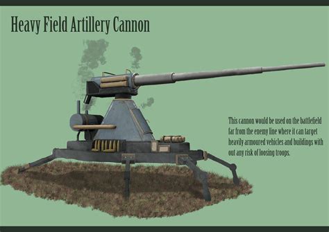 Heavy Field Artillery Cannon by Tafari-Studios on DeviantArt