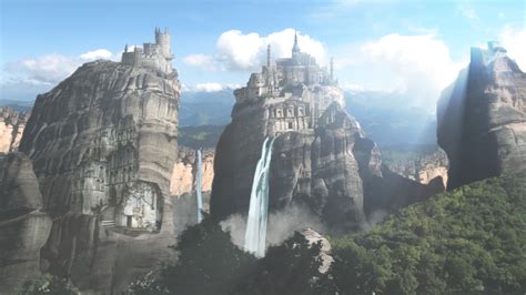 ArtStation - Castle Rock (Digital Matte Painting Result), John Brook