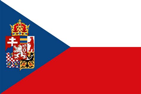 Flag of the Kingdom of Czechoslovakia (United Kingdom of Danubia) (Federal, Constitutional ...