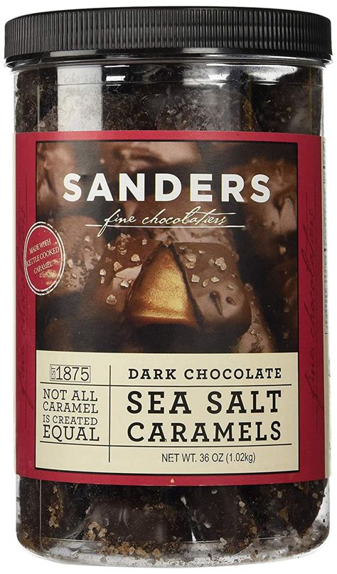 Sanders Dark Chocolate Sea Salt Caramels 36 oz. - Walmart.com