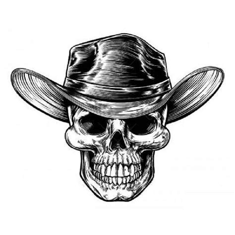 Cowboy Skull Vector at Vectorified.com | Collection of Cowboy Skull ...