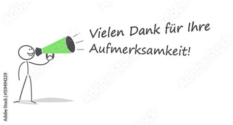 Vielen Dank für Ihre Aufmerksamkeit! Stock Illustration | Adobe Stock