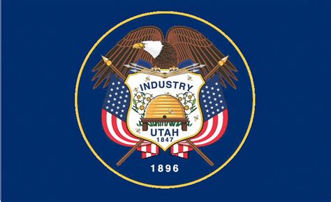 Historical Flags of Our Ancestors - State of Utah - USA